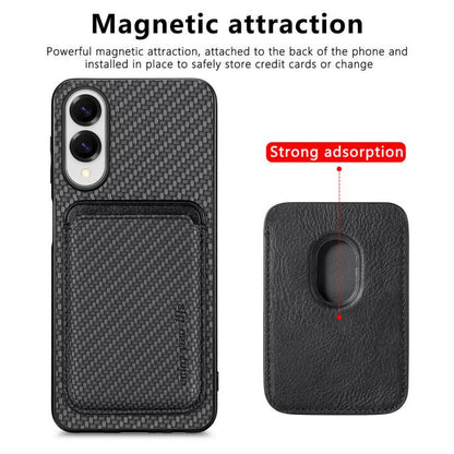 Carbon Fiber Leather Card Magsafe Phone Case