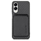 Carbon Fiber Leather Card Magsafe Phone Case, For iPhone 18 Pro / 17 Pro, For iPhone 18 Pro Max / 17 Pro Max, For iPhone 17e / 16e, For iPhone 17