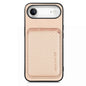 Carbon Fiber Leather Card Magsafe Phone Case, For iPhone Air, For iPhone 16 Pro Max, For iPhone 16 Pro, For iPhone 16 Plus