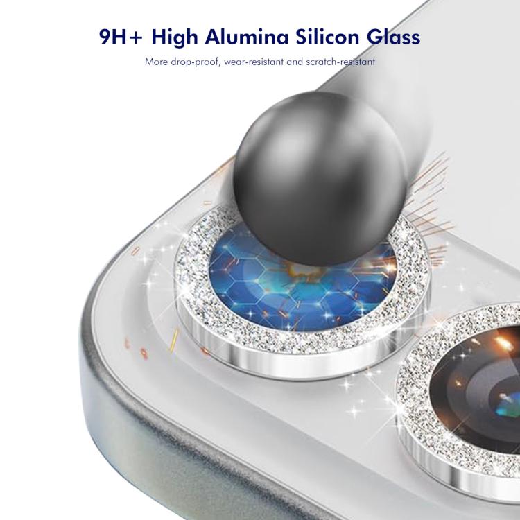 ENKAY Hat-Prince Glitter Rear Lens Aluminium Alloy Tempered Glass Film