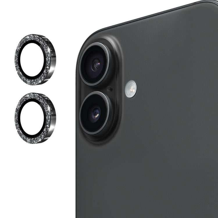 ENKAY Hat-Prince Glitter Rear Lens Aluminium Alloy Tempered Glass Film