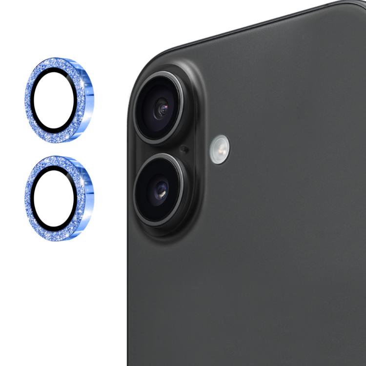 ENKAY Hat-Prince Glitter Rear Lens Aluminium Alloy Tempered Glass Film