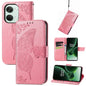 Butterfly Love Flower Embossed Leather Phone Case, For OnePlus 15, For OnePlus Ace 3 Pro, For OnePlus Nord 3