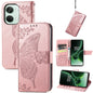 Butterfly Love Flower Embossed Leather Phone Case, For OnePlus 15, For OnePlus Ace 3 Pro, For OnePlus Nord 3