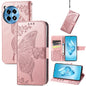 Butterfly Love Flower Embossed Leather Phone Case, For OnePlus 15, For OnePlus Ace 3 Pro, For OnePlus Nord 3