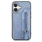 Carbon Fiber Horizontal Flip Zipper Wallet Phone Case, For iPhone 16, For iPhone 15 Pro Max, For iPhone 15 Pro, For iPhone 15 Plus