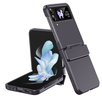 Diamond Case-film Integral Hinge Shockproof Phone Case, For Galaxy Z Flip4, For Galaxy Z Flip3