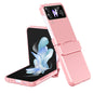 Diamond Case-film Integral Hinge Shockproof Phone Case, For Galaxy Z Flip4, For Galaxy Z Flip3