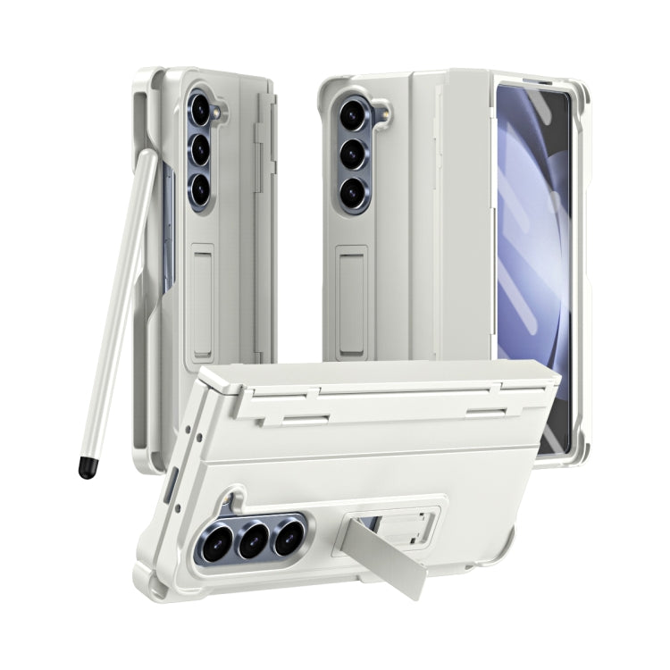 Diamond Case-film Integral Hinge Shockproof Phone Case with Pen, For Galaxy Z Fold8 Ultra 5G, For Galaxy Z Fold7 5G, For Galaxy Z Fold6 5G, For Galaxy Z Fold5 5G