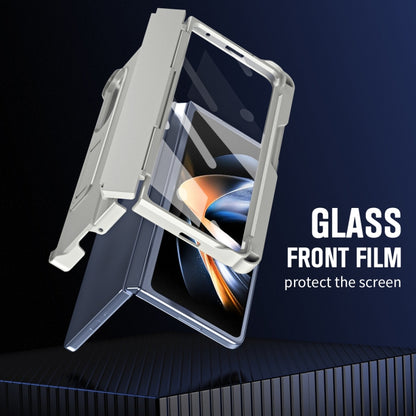 Diamond Case-film Integral Hinge Shockproof Phone Case with Pen, For Samsung Galaxy Z Fold3 5G