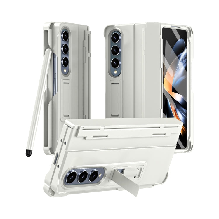 Diamond Case-film Integral Hinge Shockproof Phone Case with Pen, For Samsung Galaxy Z Fold3 5G