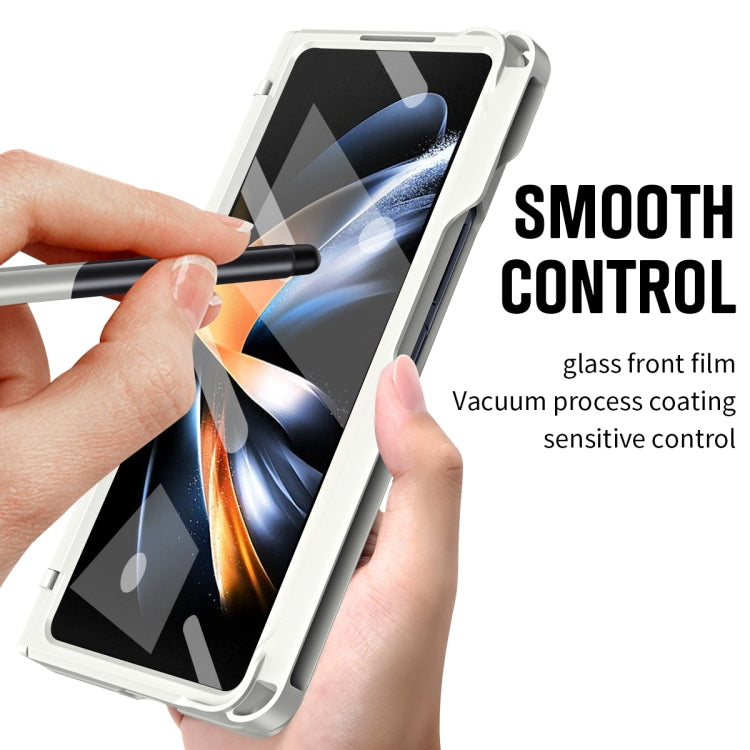 Diamond Case-film Integral Hinge Shockproof Phone Case with Pen, For Samsung Galaxy Z Fold3 5G