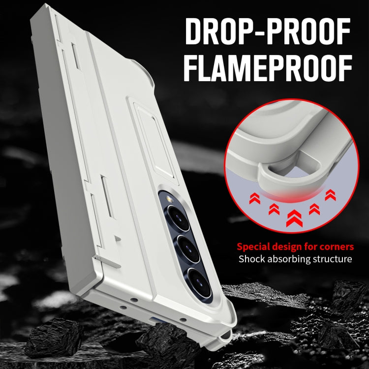 Diamond Case-film Integral Hinge Shockproof Phone Case with Pen, For Samsung Galaxy Z Fold3 5G