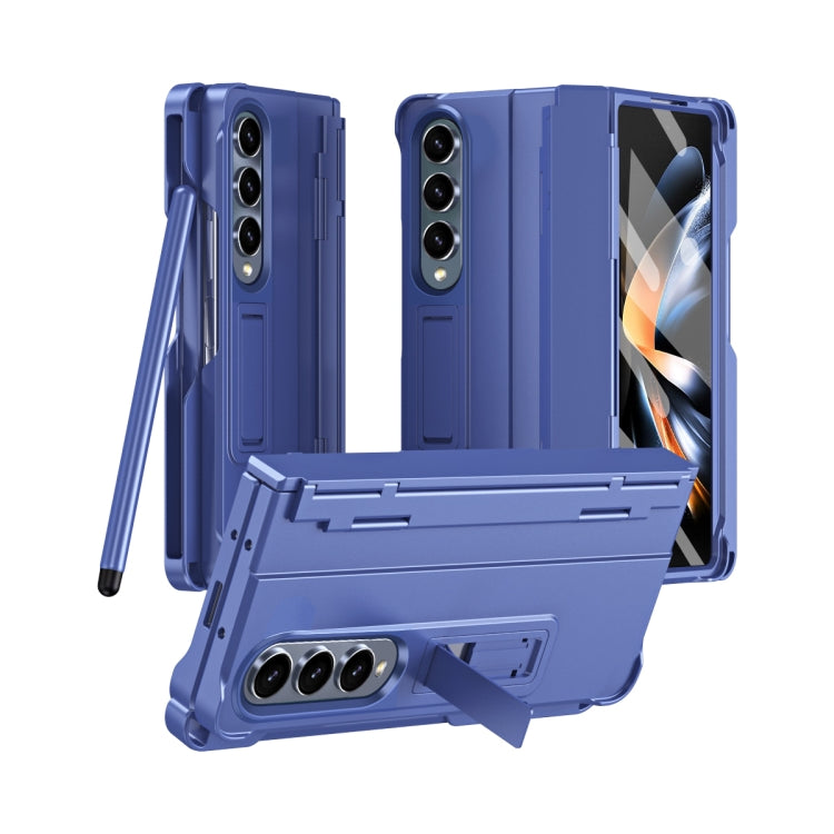Diamond Case-film Integral Hinge Shockproof Phone Case with Pen, For Samsung Galaxy Z Fold3 5G