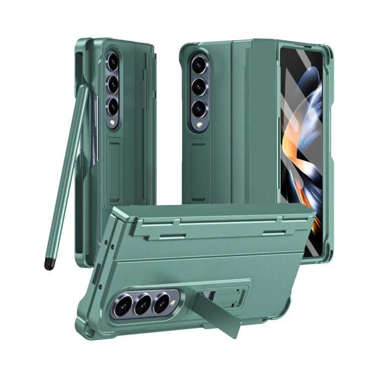 Diamond Case-film Integral Hinge Shockproof Phone Case with Pen, For Samsung Galaxy Z Fold3 5G