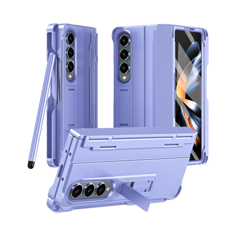 Diamond Case-film Integral Hinge Shockproof Phone Case with Pen, For Samsung Galaxy Z Fold3 5G