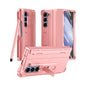 Diamond Case-film Integral Hinge Shockproof Phone Case with Pen, For Galaxy Z Fold8 Ultra 5G, For Galaxy Z Fold7 5G, For Galaxy Z Fold6 5G, For Galaxy Z Fold5 5G