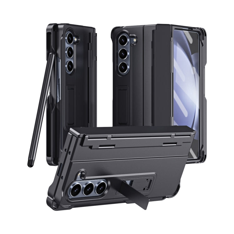Diamond Case-film Integral Hinge Shockproof Phone Case with Pen, For Galaxy Z Fold8 Ultra 5G, For Galaxy Z Fold7 5G, For Galaxy Z Fold6 5G, For Galaxy Z Fold5 5G