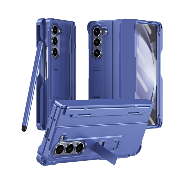 Diamond Case-film Integral Hinge Shockproof Phone Case with Pen, For Galaxy Z Fold8 Ultra 5G, For Galaxy Z Fold7 5G, For Galaxy Z Fold6 5G, For Galaxy Z Fold5 5G
