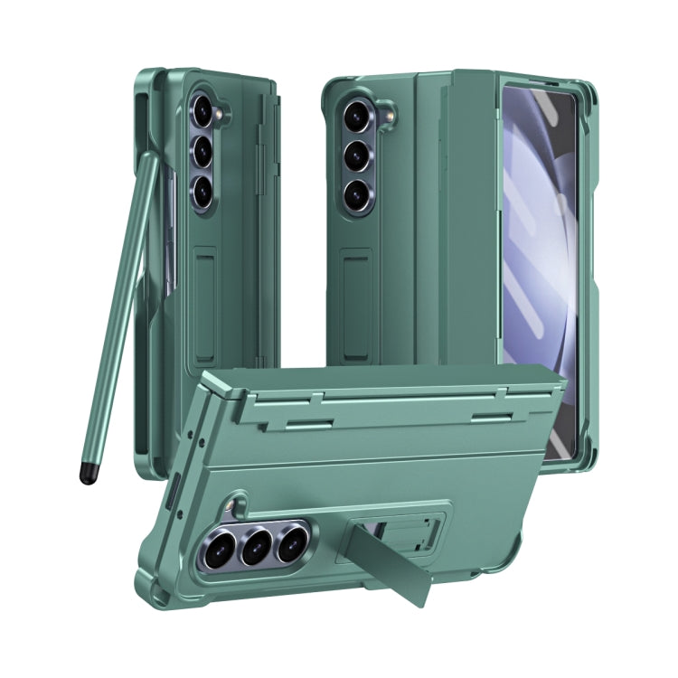 Diamond Case-film Integral Hinge Shockproof Phone Case with Pen, For Galaxy Z Fold8 Ultra 5G, For Galaxy Z Fold7 5G, For Galaxy Z Fold6 5G, For Galaxy Z Fold5 5G