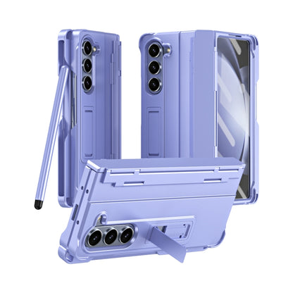 Diamond Case-film Integral Hinge Shockproof Phone Case with Pen, For Galaxy Z Fold8 Ultra 5G, For Galaxy Z Fold7 5G, For Galaxy Z Fold6 5G, For Galaxy Z Fold5 5G