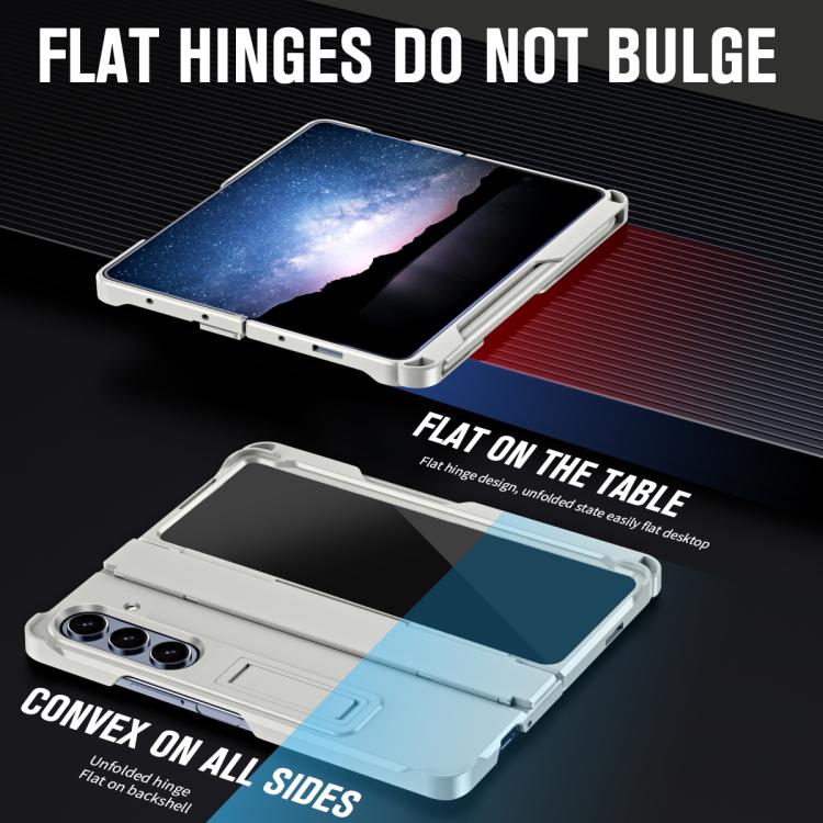 Diamond Case-film Integral Hinge Shockproof Phone Case with Pen, For Samsung Galaxy Z Fold7 5G, For Samsung Galaxy Z Fold6 5G, For Samsung Galaxy Z Fold5 5G, For Samsung Galaxy Z Fold4