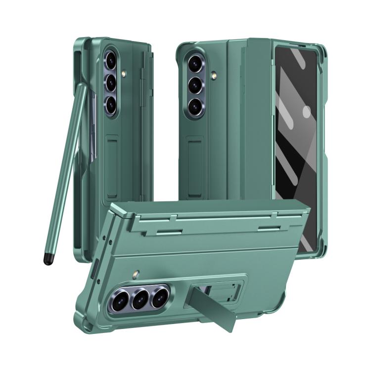 Diamond Case-film Integral Hinge Shockproof Phone Case with Pen, For Galaxy Z Fold8 Ultra 5G, For Galaxy Z Fold7 5G, For Galaxy Z Fold6 5G, For Galaxy Z Fold5 5G