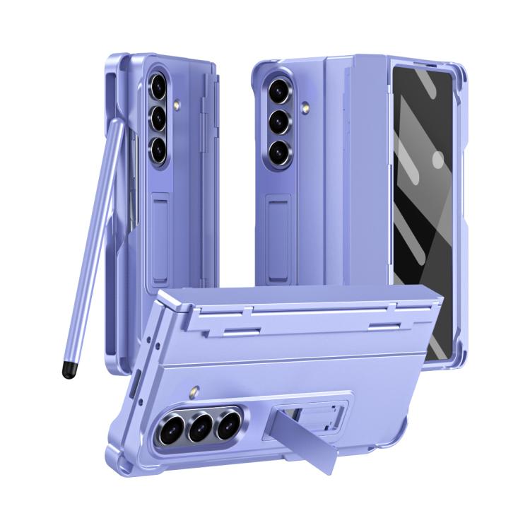 Diamond Case-film Integral Hinge Shockproof Phone Case with Pen, For Samsung Galaxy Z Fold7 5G, For Samsung Galaxy Z Fold6 5G, For Samsung Galaxy Z Fold5 5G, For Samsung Galaxy Z Fold4