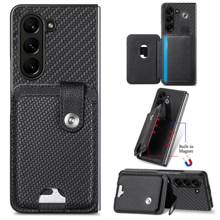 Card Wallet Kickstand Back Phone Case with Tool Knife, For Samsung Galaxy Z Fold6 5G, For Samsung Galaxy Z Fold5 5G