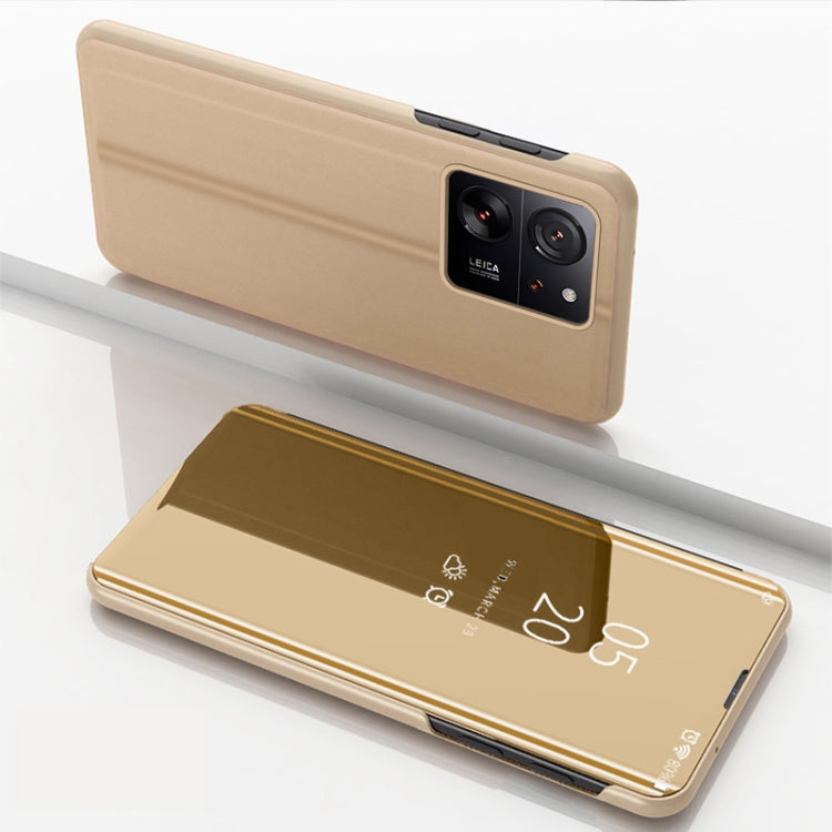 Plated Mirror Horizontal Flip Leather Phone Case with Holder, For Xiaomi Redmi 13C, For Xiaomi Redmi Note 13 Pro+, For Xiaomi 13T Pro
