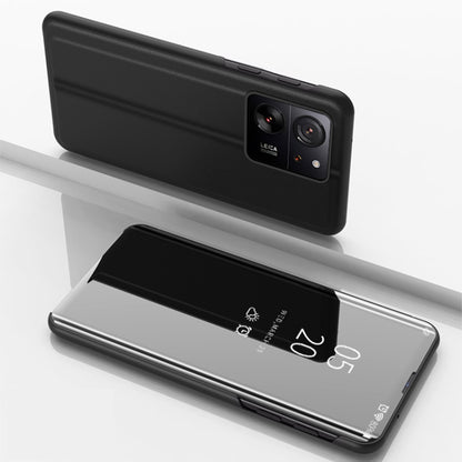 Plated Mirror Horizontal Flip Leather Phone Case with Holder, For Xiaomi Redmi 13C, For Xiaomi Redmi Note 13 Pro+, For Xiaomi 13T Pro