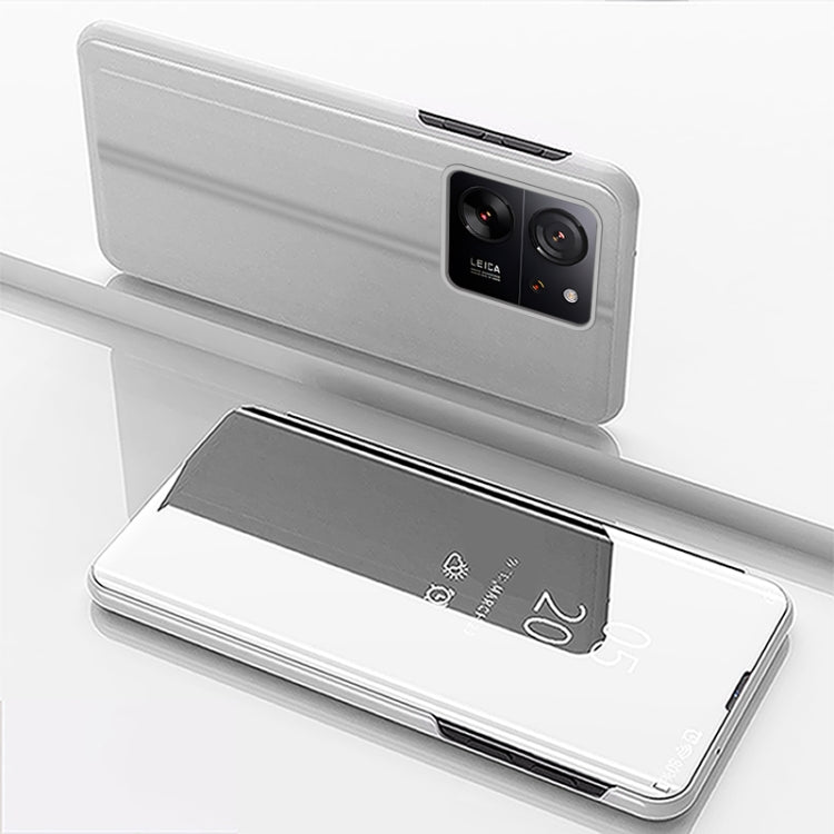 Plated Mirror Horizontal Flip Leather Phone Case with Holder, For Xiaomi 13T Pro, For Xiaomi Redmi Note 12 4G, For Redmi Note 15 Pro+ Global 163.3mm