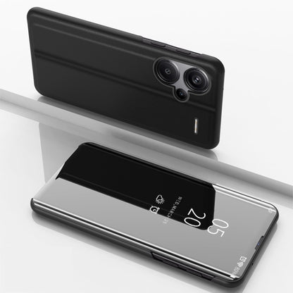 Plated Mirror Horizontal Flip Leather Phone Case with Holder, For Xiaomi Redmi 13C, For Xiaomi Redmi Note 13 Pro+, For Xiaomi 13T Pro