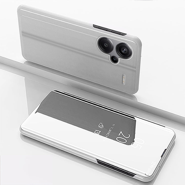 Plated Mirror Horizontal Flip Leather Phone Case with Holder, For Xiaomi Redmi 13C, For Xiaomi Redmi Note 13 Pro+, For Xiaomi 13T Pro