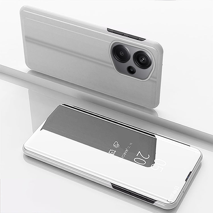 Plated Mirror Horizontal Flip Leather Phone Case with Holder, For Xiaomi Redmi Note 13 Pro 4G, For Xiaomi 14 Pro, For Xiaomi 14