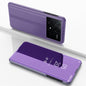 Plated Mirror Horizontal Flip Leather Phone Case with Holder, For Xiaomi Redmi 14C 4G, For Xiaomi Poco F6, For Xiaomi Poco F6 Pro