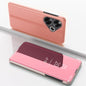 Plated Mirror Horizontal Flip Leather Phone Case with Holder, For Xiaomi Redmi 14C 4G, For Xiaomi Poco F6, For Xiaomi Poco F6 Pro