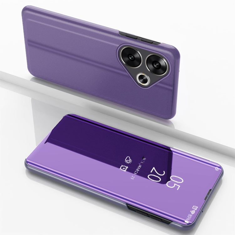 Plated Mirror Horizontal Flip Leather Phone Case with Holder, For Xiaomi Redmi 14C 4G, For Xiaomi Poco F6, For Xiaomi Poco F6 Pro