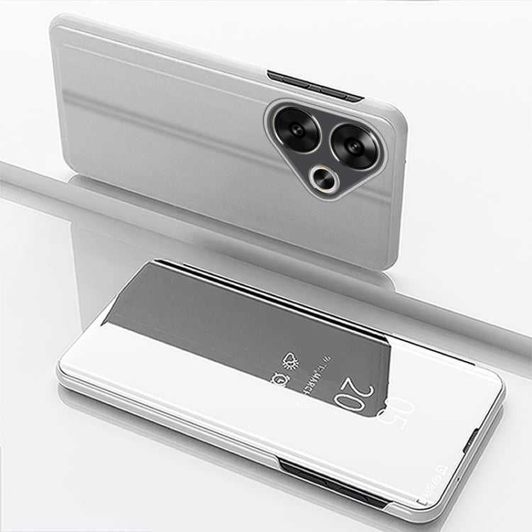 Plated Mirror Horizontal Flip Leather Phone Case with Holder, For Xiaomi Redmi 14C 4G, For Xiaomi Poco F6, For Xiaomi Poco F6 Pro