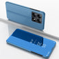 Plated Mirror Horizontal Flip Leather Phone Case with Holder, For Xiaomi Redmi Note 14 Pro 5G, For Xiaomi 14T Pro, For Xiaomi 14T