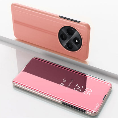 Plated Mirror Horizontal Flip Leather Phone Case with Holder, For Xiaomi Redmi 14C 4G, For Xiaomi Poco F6, For Xiaomi Poco F6 Pro