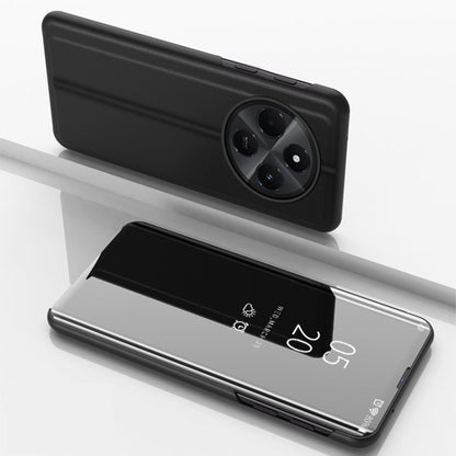 Plated Mirror Horizontal Flip Leather Phone Case with Holder, For Xiaomi Redmi 14C 4G, For Xiaomi Poco F6, For Xiaomi Poco F6 Pro