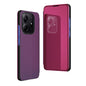 Plated Mirror Horizontal Flip Leather Phone Case with Holder, For Redmi Note 14 4G 163.25mm, For Xiaomi Redmi Note 14 5G, For Xiaomi Redmi Note 14 Pro+ 5G