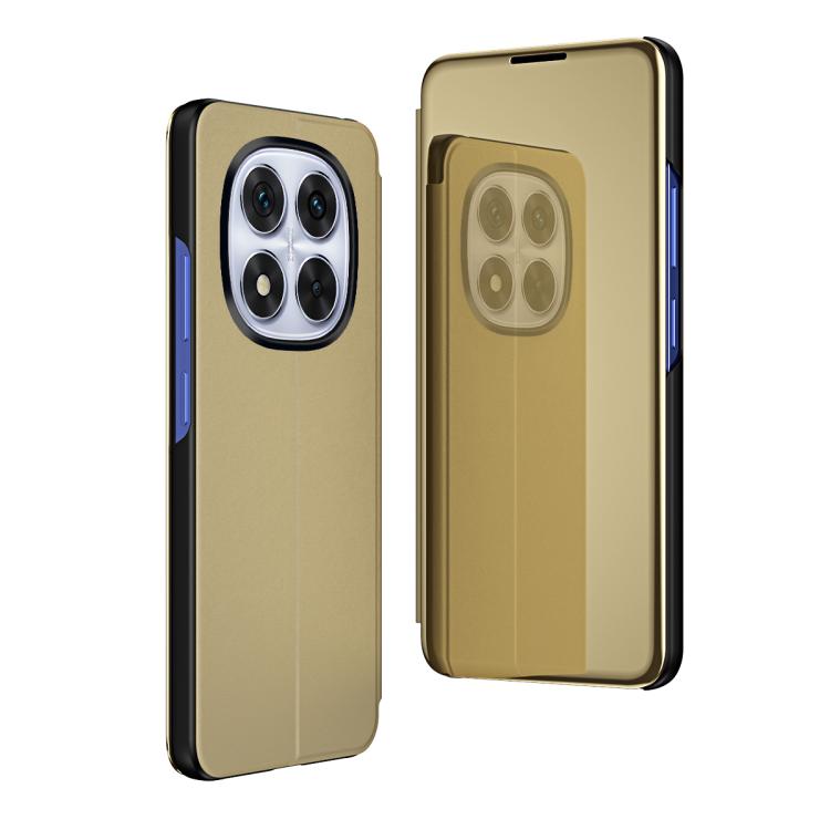 Plated Mirror Horizontal Flip Leather Phone Case with Holder, For Xiaomi Redmi Note 14 Pro 5G, For Xiaomi 14T Pro, For Xiaomi 14T