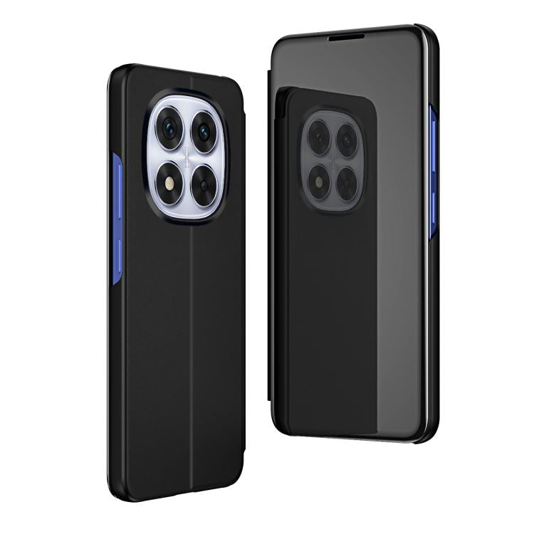 Plated Mirror Horizontal Flip Leather Phone Case with Holder, For Xiaomi Redmi Note 14 Pro 5G, For Xiaomi 14T Pro, For Xiaomi 14T