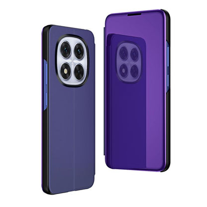 Plated Mirror Horizontal Flip Leather Phone Case with Holder, For Xiaomi Redmi Note 14 Pro 5G, For Xiaomi 14T Pro, For Xiaomi 14T