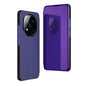 Plated Mirror Horizontal Flip Leather Phone Case with Holder, For Redmi Note 14 4G 163.25mm, For Xiaomi Redmi Note 14 5G, For Xiaomi Redmi Note 14 Pro+ 5G