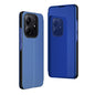 Plated Mirror Horizontal Flip Leather Phone Case with Holder, For Redmi Note 14 4G 163.25mm, For Xiaomi Redmi Note 14 5G, For Xiaomi Redmi Note 14 Pro+ 5G