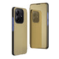 Plated Mirror Horizontal Flip Leather Phone Case with Holder, For Redmi Note 14 4G 163.25mm, For Xiaomi Redmi Note 14 5G, For Xiaomi Redmi Note 14 Pro+ 5G