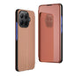 Plated Mirror Horizontal Flip Leather Phone Case with Holder, For Redmi 15C 5G / 4G EU 173mm, For Redmi 15C 5G / 4G Global 171mm, For Xiaomi 15T Pro
